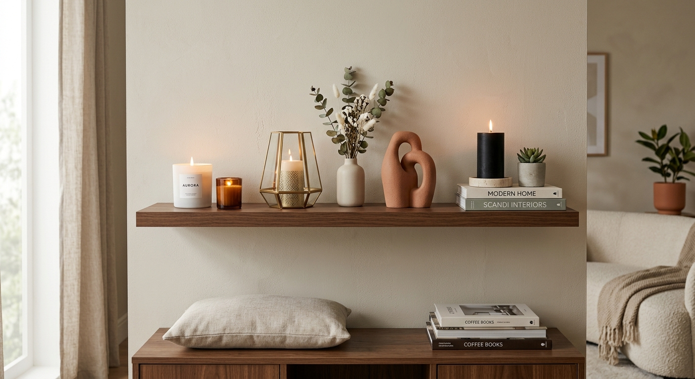 EchoFrame Floating Shelf