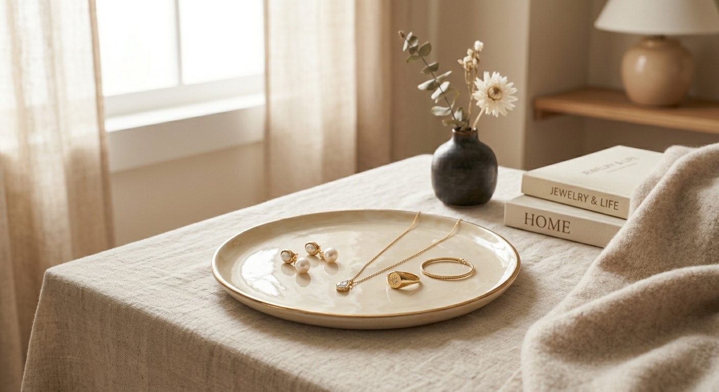 Bloom Ceramic Trinket Tray