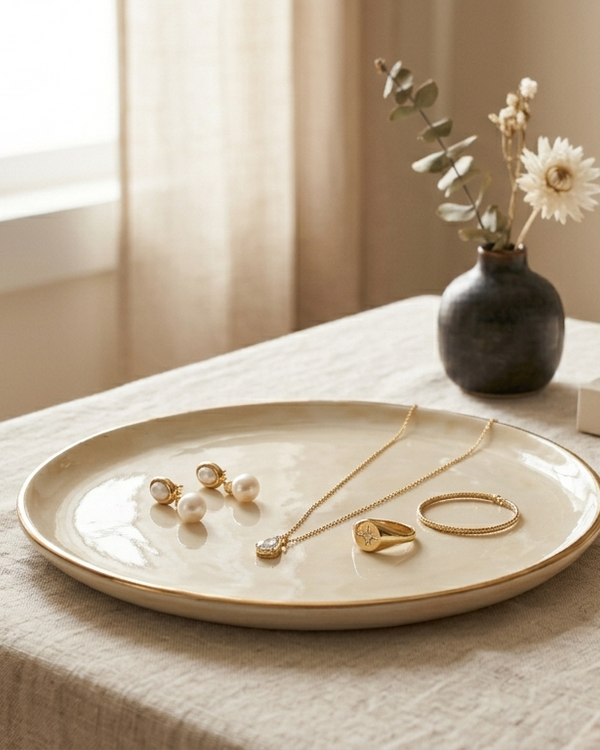 Bloom Ceramic Trinket Tray